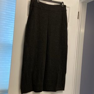Maxi skirt Heather charcoal gray size 12
